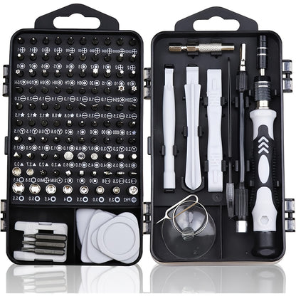 Precision Screwdriver Set, 115 in 1 Screwdriver Sets Screwdriver Bit Sets DIY Repair Tools Kit for iPhone Laptop PC Watch Glasses and Other Electronics, Mini Screwdriver Set with Case