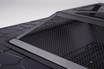 32 inch Outdoor Fire Pit Table Outside Backyard Patio Square Firepit Table